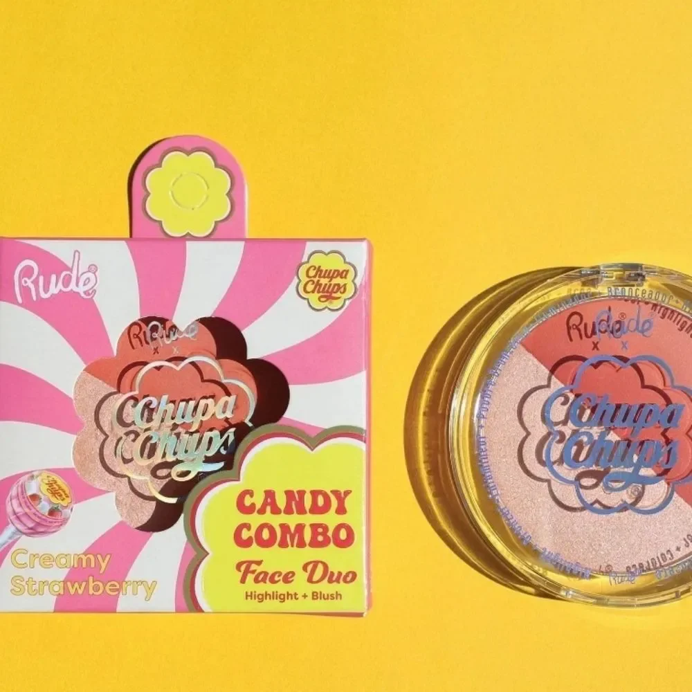 RUDE‎ Chupa Chups Candy Combo Face Duo Highlighter Blush